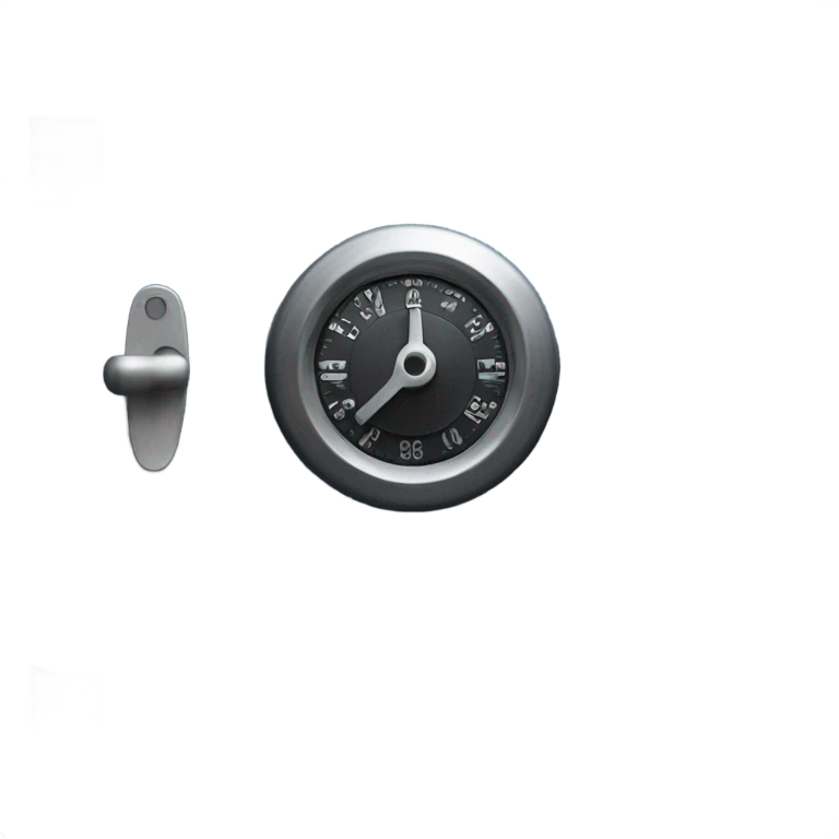 Dark blue safe emoji