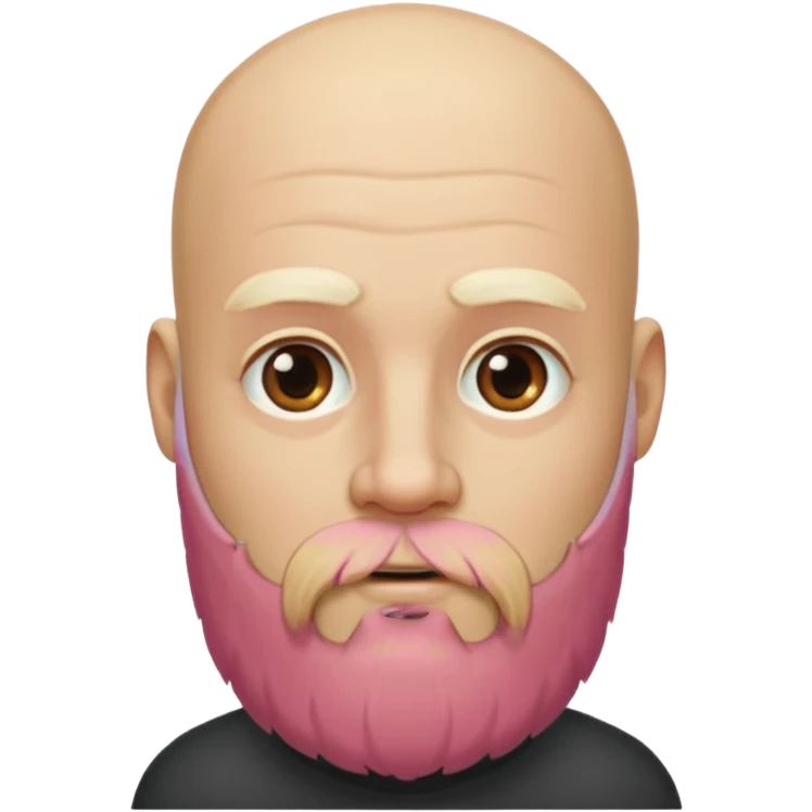 bald man with long blone beard  emoji