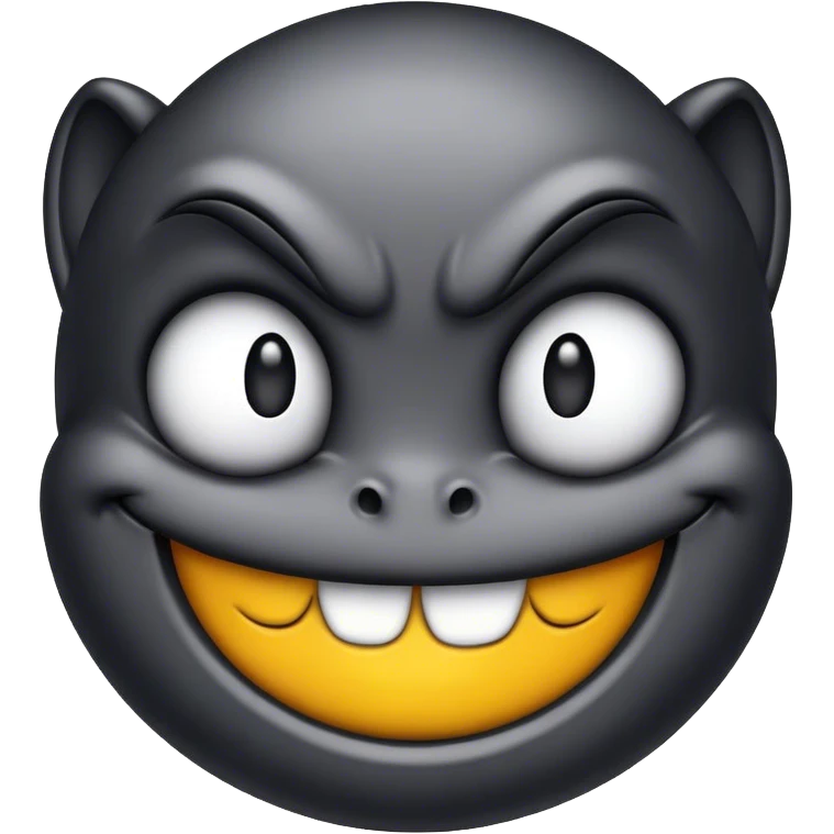 Evil ass smile  emoji