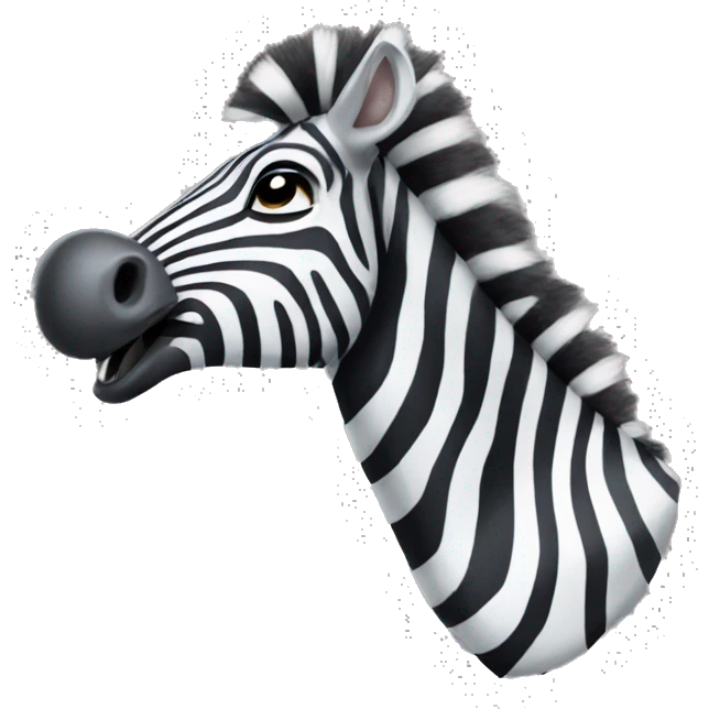 zebra smoking  emoji