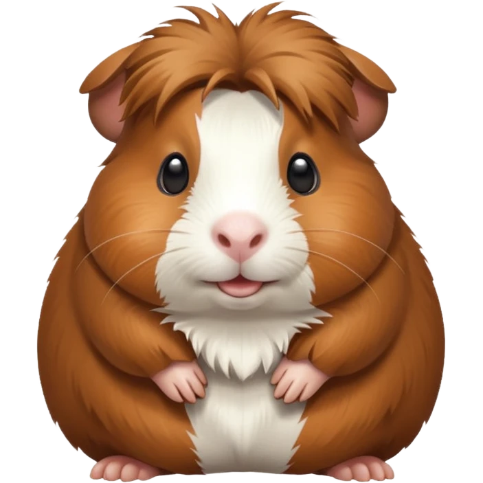 Guinea pigs are happy emoji