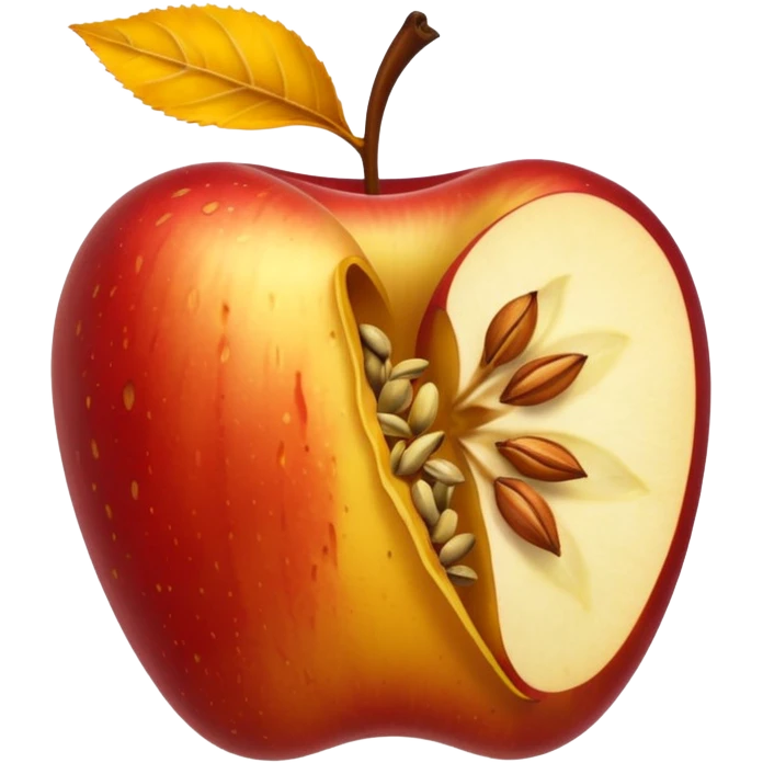 Apple core emoji