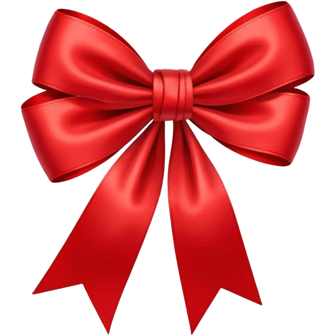 Red bow emoji
