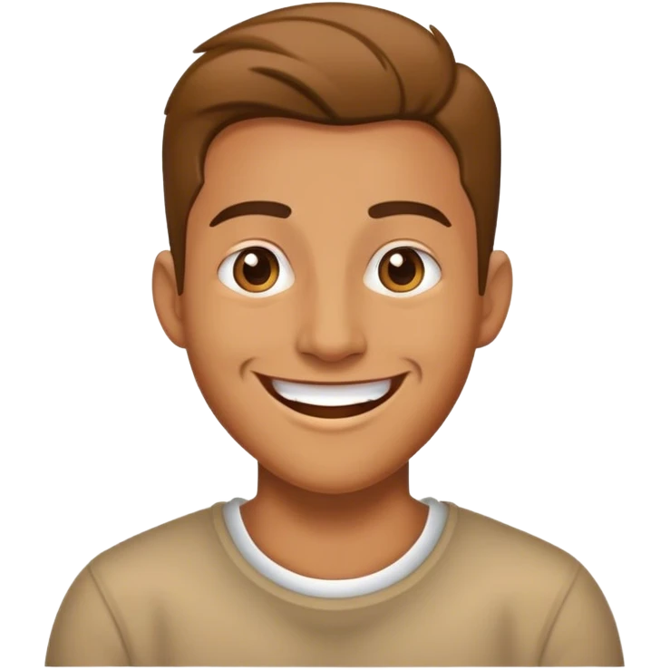 Excessive smile… geeked emoji