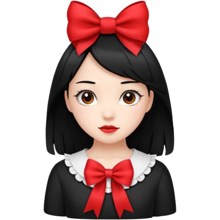 😴🎀عندها شعر اسود بس بشكل بنت emoji