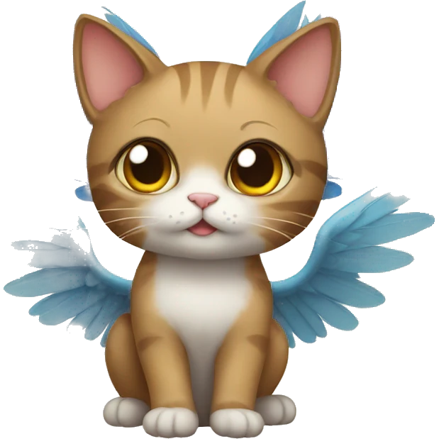 Cat with wings emoji