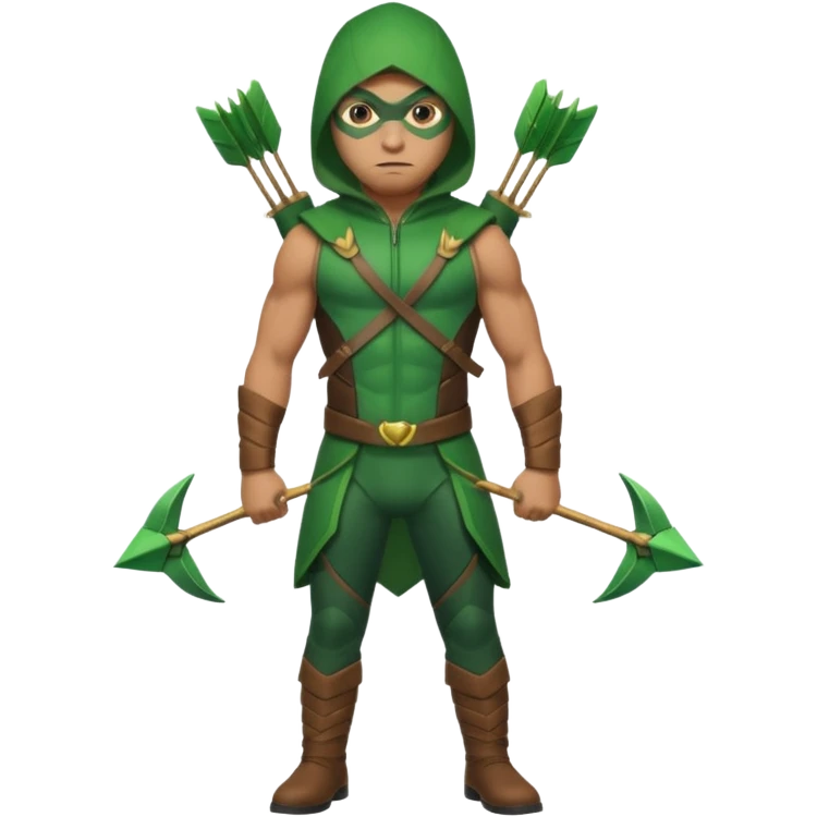 green arrow standing emoji