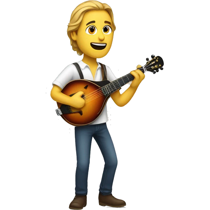 mandolin player emoji