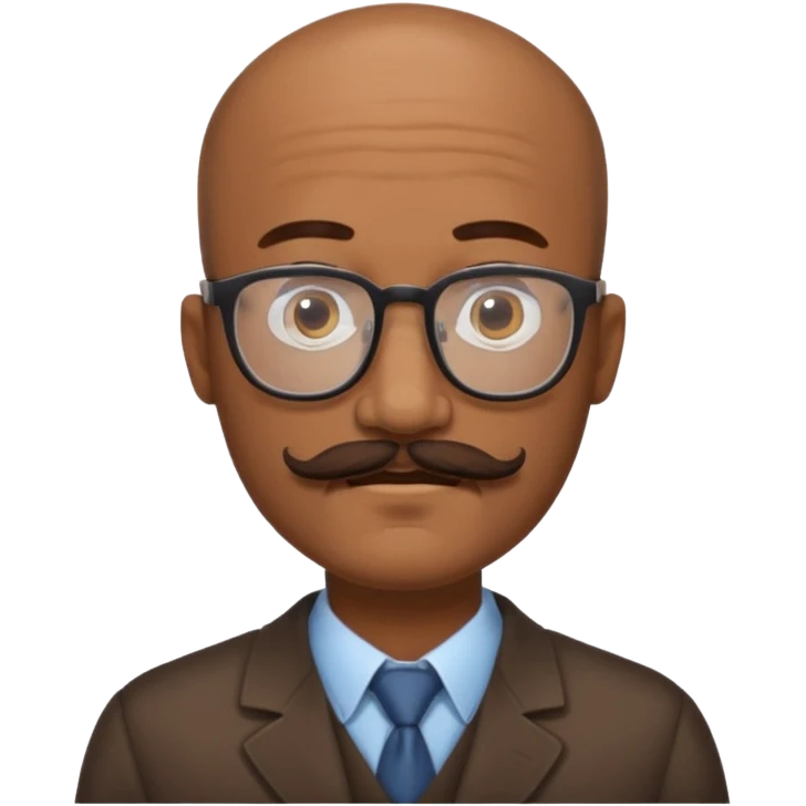 bal mustache man,Big mustache.
negative: Dont use same face style. emoji