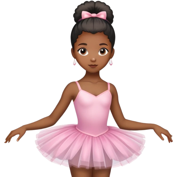 black girl ballerina  emoji