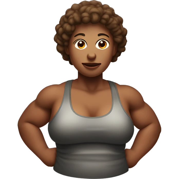 Beef mommy weightlifter  emoji