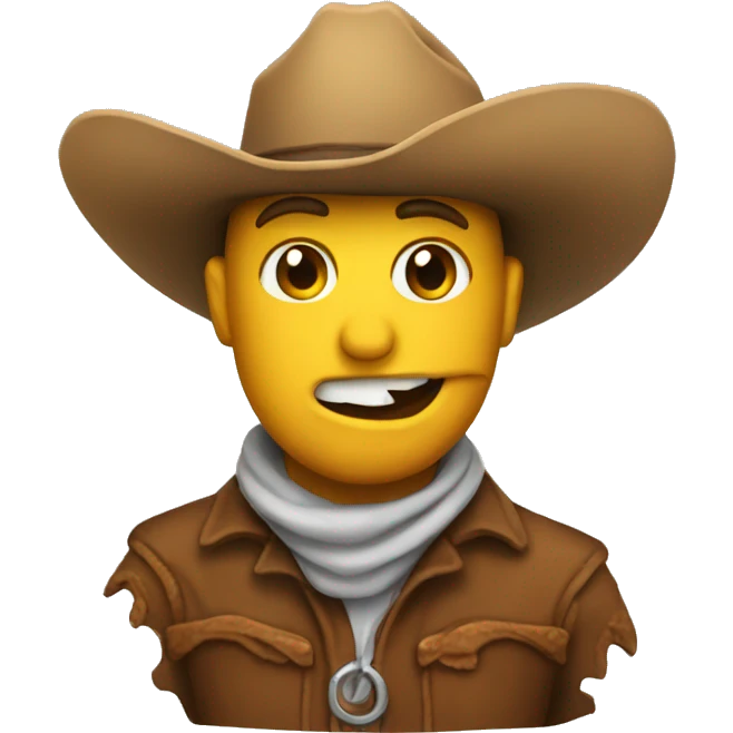 Cowboy worm emoji