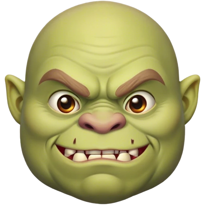 bald ogre emoji