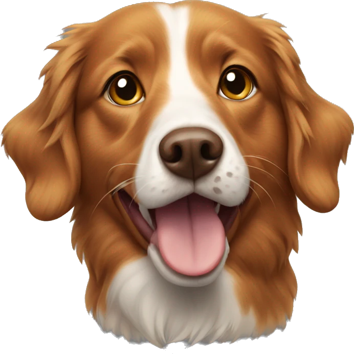 Duck Toller dog emoji