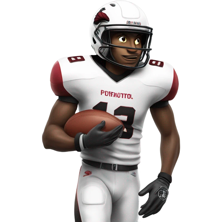 Gamecock football player  emoji