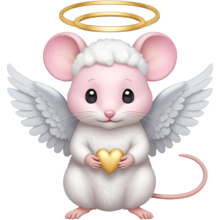 mouse angel emoji