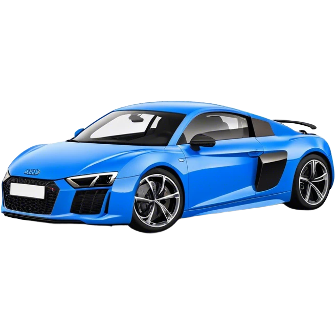 Audi R8 - Audi (Model Year: 2022)(Iconic Blue and Black) emoji
