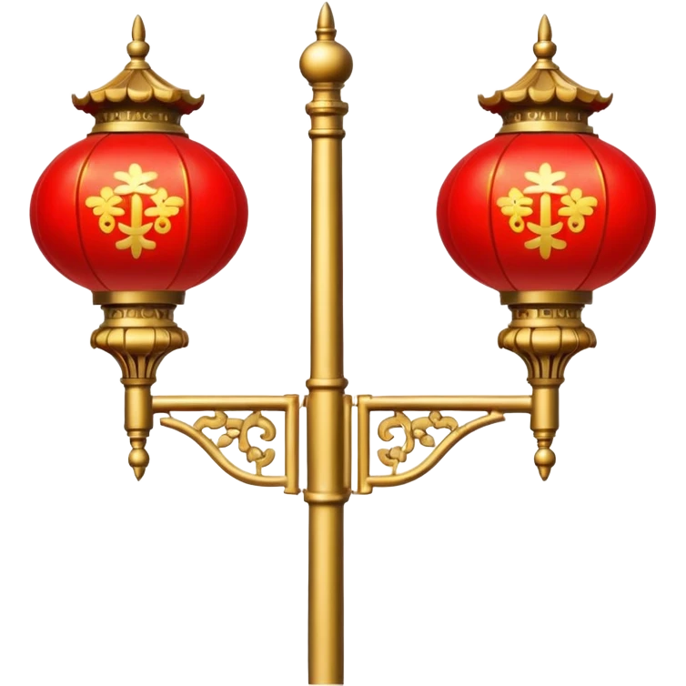 double chinese streetlight emoji