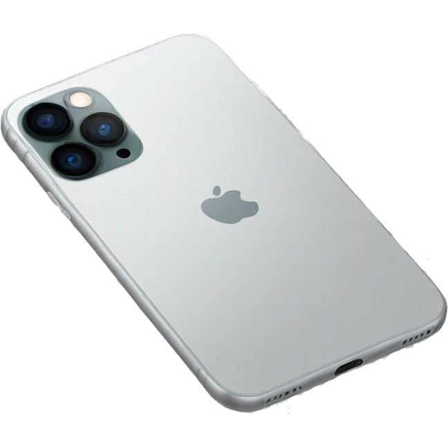 iPhone 15promax silver emoji