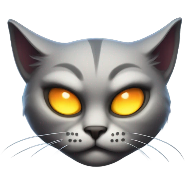 evil cat emoji