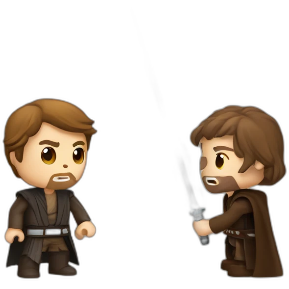 Anakin vs obi-wan battle emoji