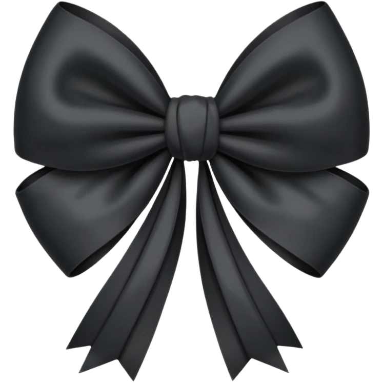 Lazo Negro luto para whatsapp emoji