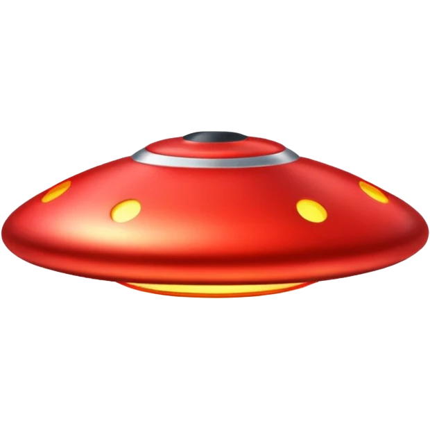 red UFO emoji