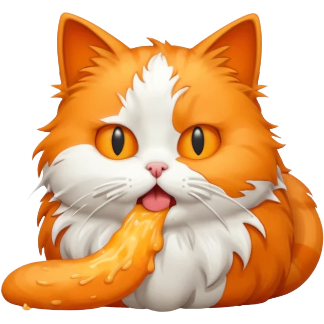 GATITO VOMITANDO emoji