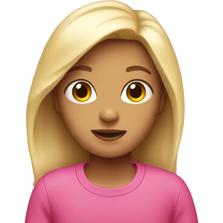 Pink emoji
