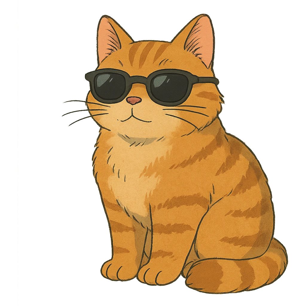 cat wearing sunglasses emoji