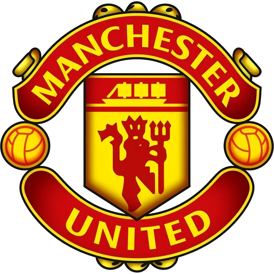 Manchester united logo with Smaller size emoji