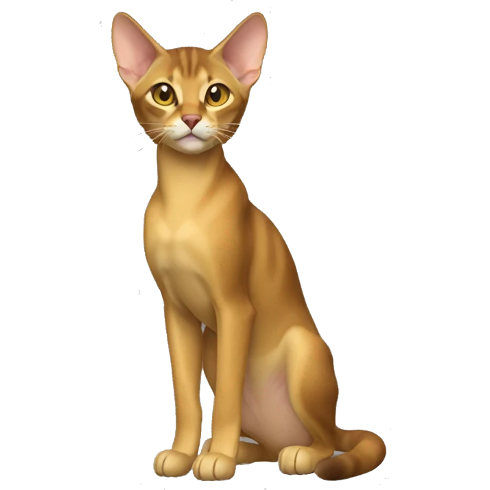 Chausie Cat Breed Full Body emoji