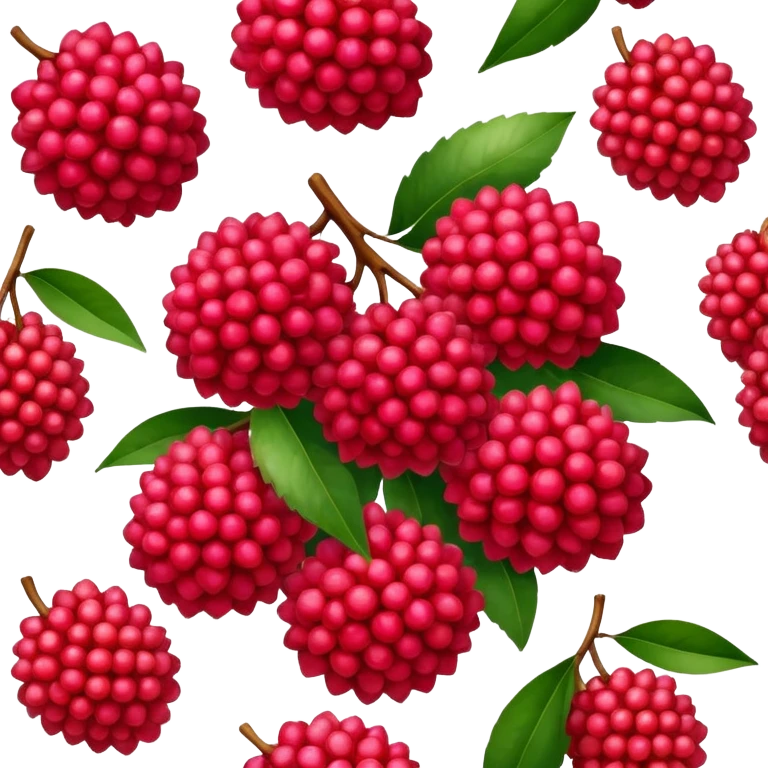 lychee cluster emoji