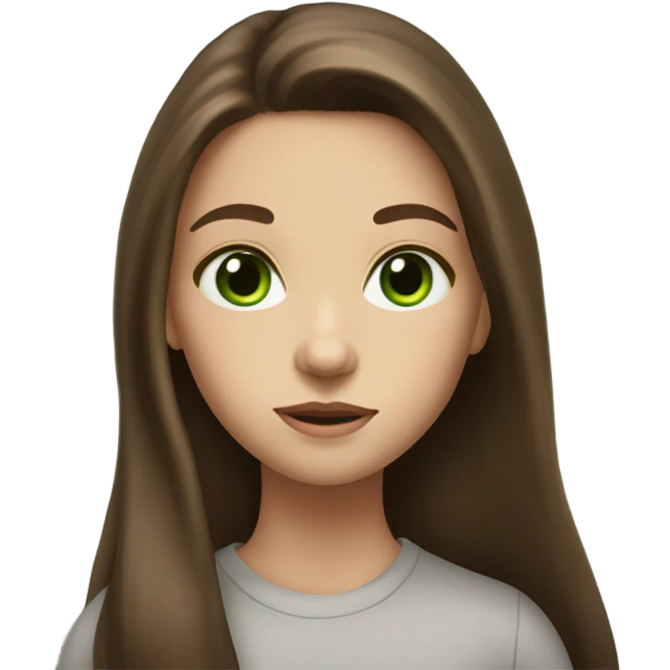 realistic portrait of girl emoji
