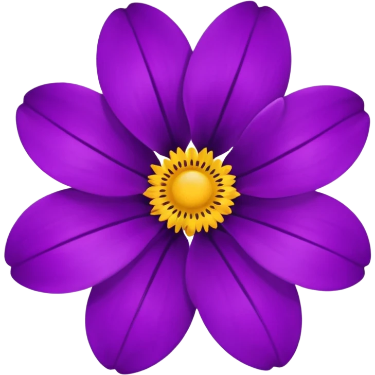 Violet flower emoji