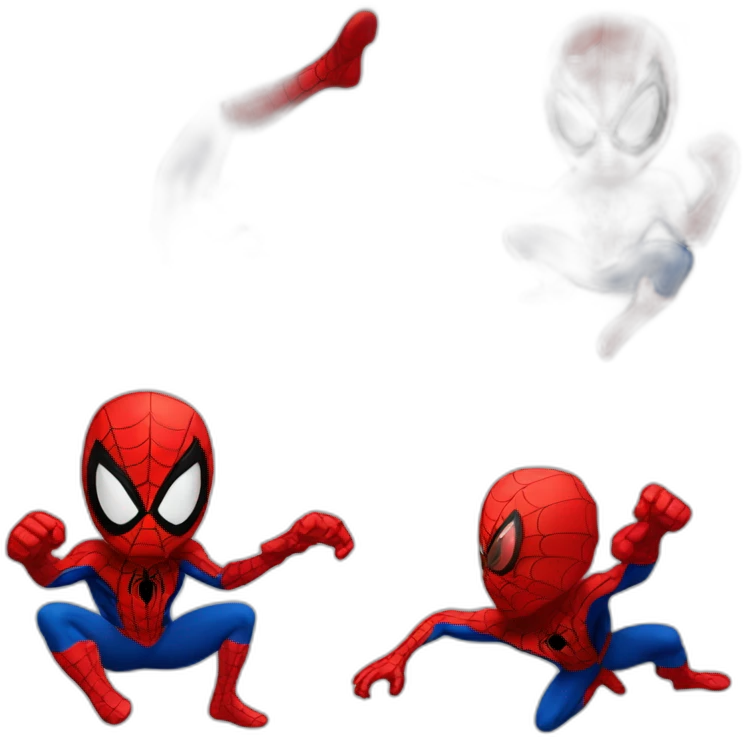 Spiderman kick & bass emoji