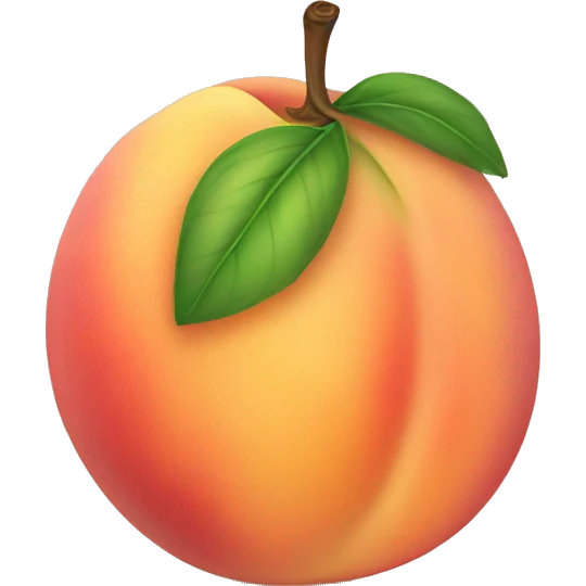 Peach  emoji