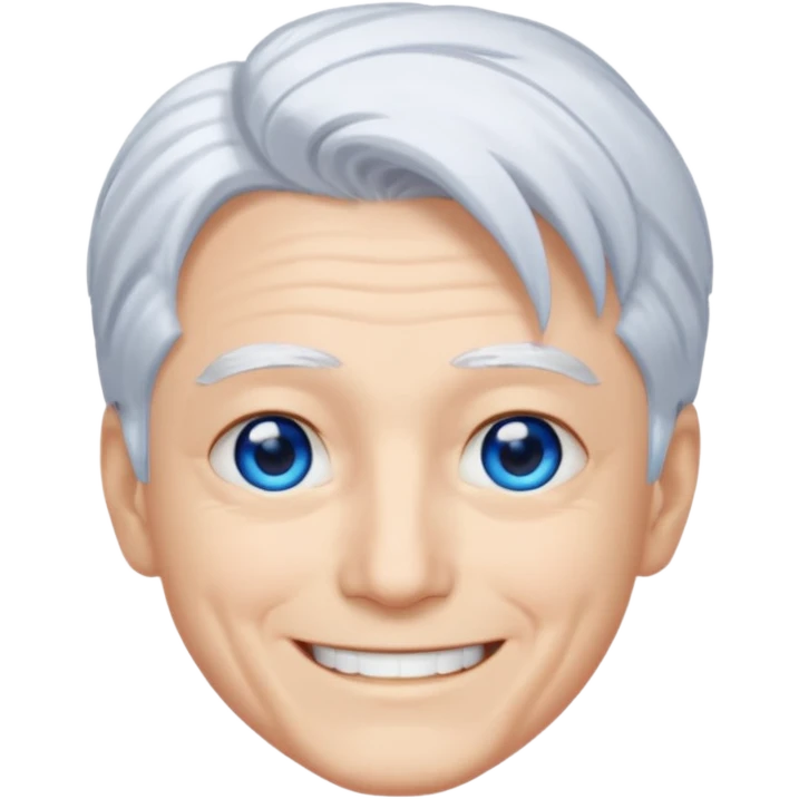 Satoru Gojo sonriendo emoji