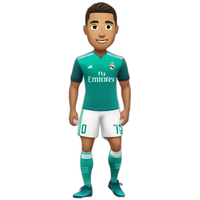 ronaldo doing sui pose emoji