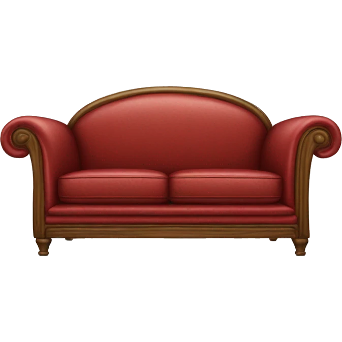 realistic Christmas sofa emoji