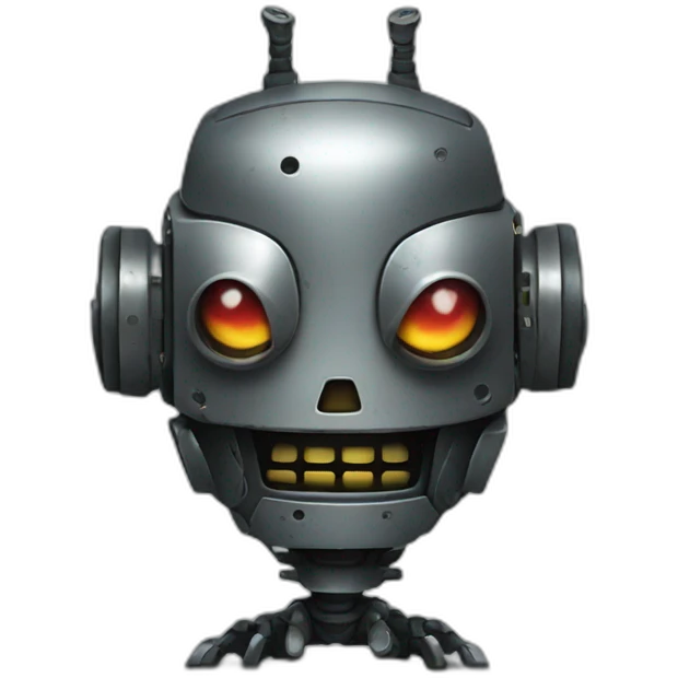 evil robot emoji