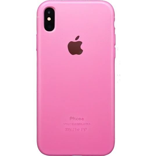 pink iphone emoji