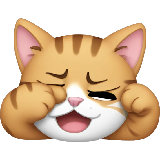 Facepalm cat emoji