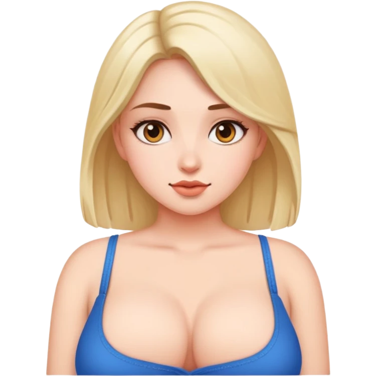 Girl with big boobs  emoji