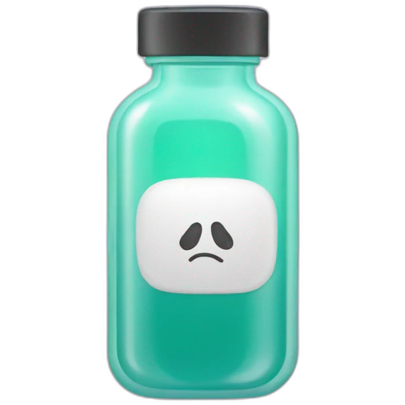 Vitamin bottle emoji