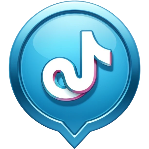 Verified Tiktok blue tick badge emoji