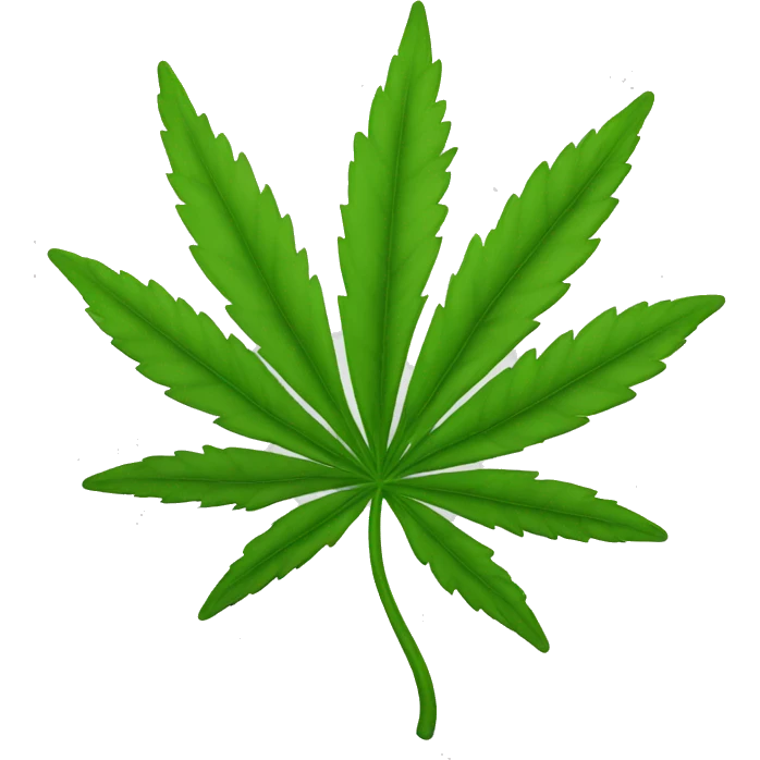 Weed leaf emoji