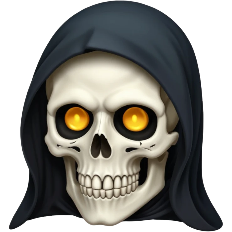grim reaper head only emoji