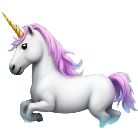 unicorn on the pool emoji