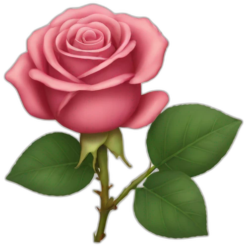 Rose emoji